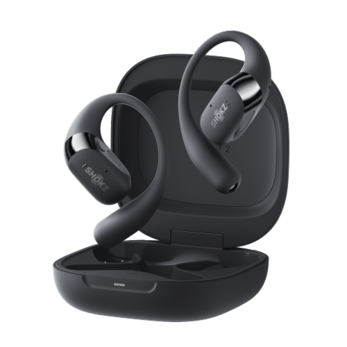Shokz OpenFit 2 - Black Perspective: front
