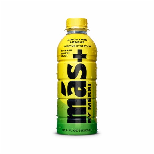 Messi™ Mas+ Limon Lime League Positive Hydration Bottle Perspective: front