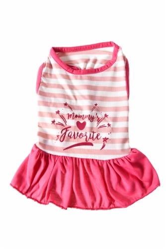 Max Marlow Pink Strip Dress S-10 Perspective: front