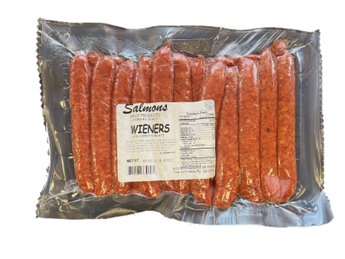 Salmon's Meat Products Family Pack Wieners Perspective: front