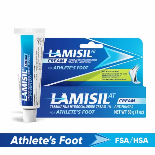 LamisilAT Prescription Strength Athletes Foot Antifungal Cream for Itch Relief Perspective: front