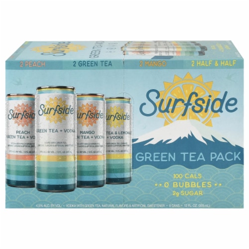 Surfside Green Tea Variety Pack Perspective: front