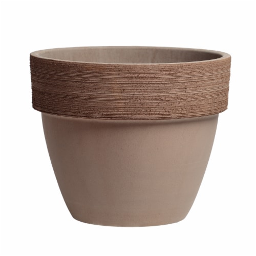 Blue Orange Pottery Palladio Pot Perspective: front