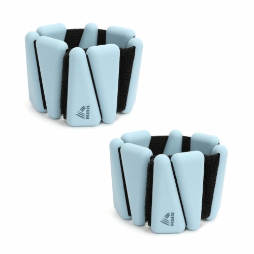 RBX Silicone Wrist / Ankle Triangle Weights - 2 Pound Pair Perspective: front