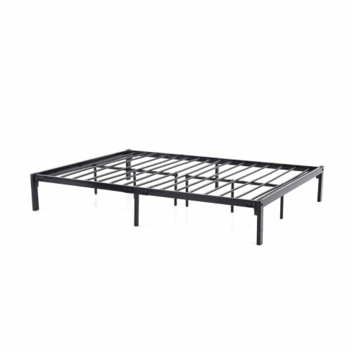 Hodedah Full Size Bed Frame Perspective: front