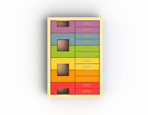 U Build It Plus Set/24 Blocks Perspective: front