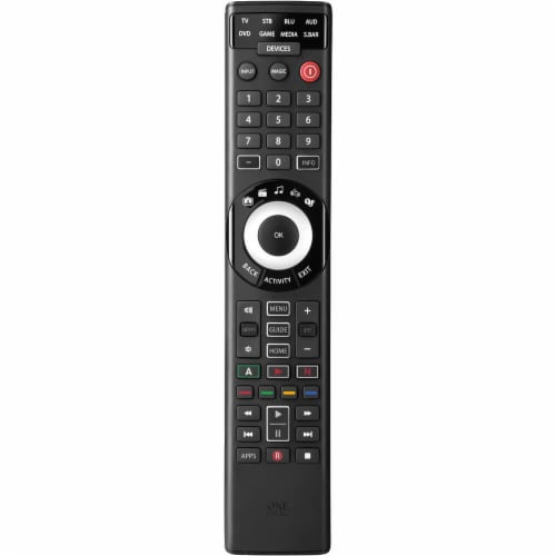 One For All UEBVURC7880 Smart Control 8 Universal Remote Perspective: front