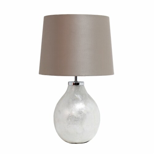 Simple Designs Incandescent Table Lamp Pearl LT3304-PRL Perspective: front