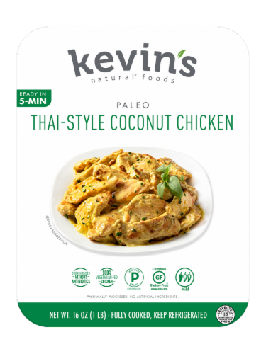 Kevin's Natural Foods Thai-Style Coconut Chicken Perspective: front