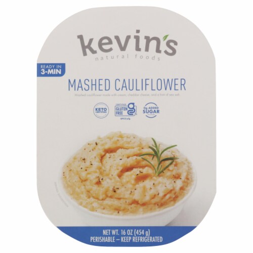 Kevin's Natural Foods Keto Mashed Cauliflower Perspective: front