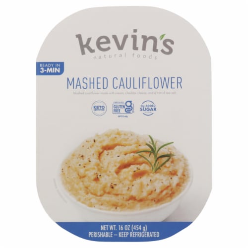 Kevin's Natural Foods Keto Mashed Cauliflower Perspective: front