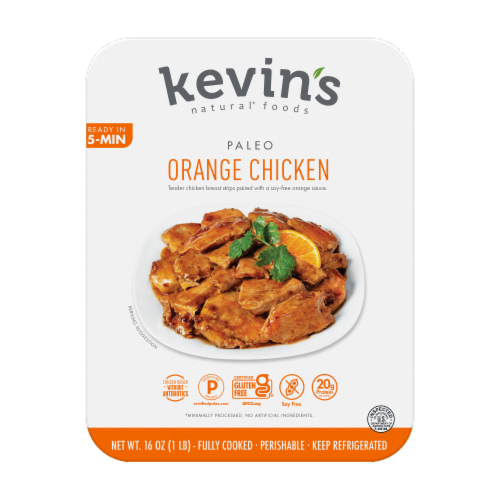 Kevin's Natural Foods Paleo Orange Chicken Perspective: front