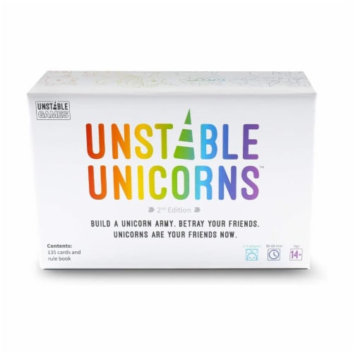 Unstable Games Unstable Unicorns Card Game Perspective: front