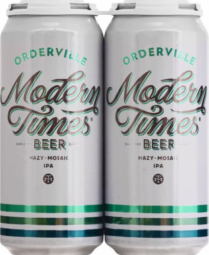 Modern Times Mosaic Hazy IPA Perspective: front