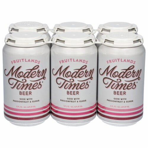 Modern Times® Beer Fruitlands Canned Beer Perspective: front