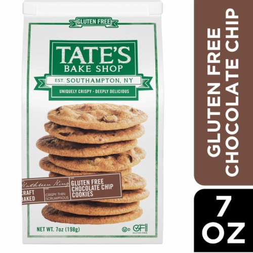 Tate's Bake Shop Gluten Free Chocolate Chip Cookies Perspective: front