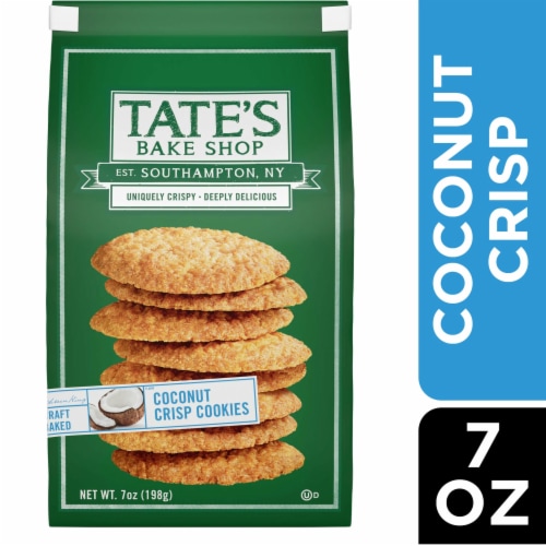 Tate's Bake Shop Coconut Crisp Cookies Perspective: front