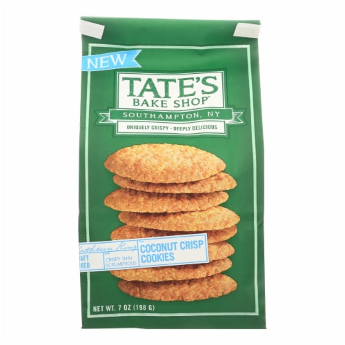 Tate's Bake Shop Coconut Crisps Perspective: front