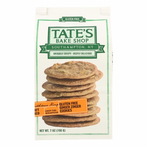 Tate's Bake Shop Zinger Ginger Cookies Perspective: front