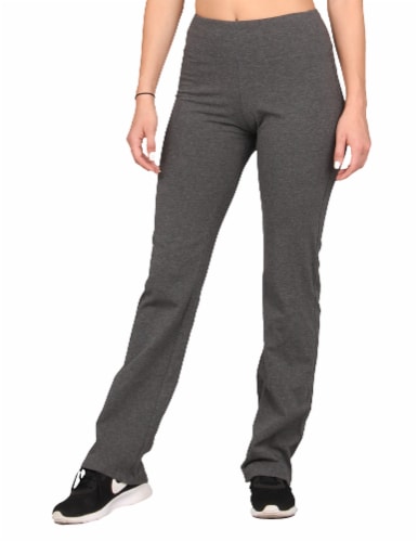 Lildy Cotton Yoga Pants - Gray, S/M - Fry's Food Stores