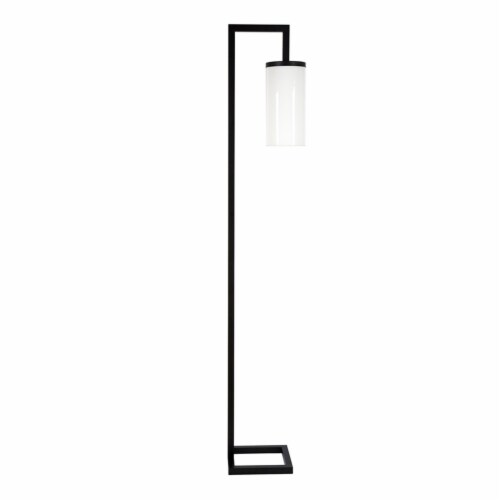 Bronze floor lamp shop with glass shade