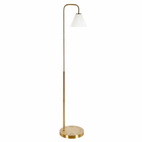 Milk glass floor lamp deals