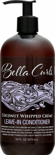 Bella Curls Coconut Whipped Creme Leave-In Conditioner Perspective: front