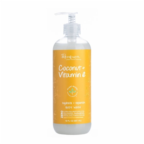 Renpure Coconut & Vitamin E Body Wash Perspective: front