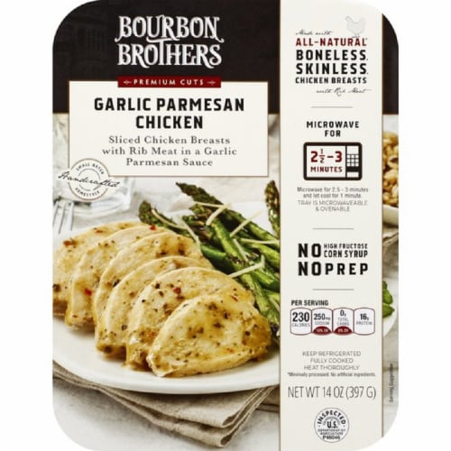 Bourbon Brothers Garlic Parmesan Chicken Perspective: front