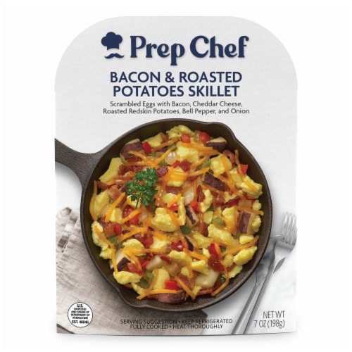 Prep Chef Bacon & Roasted Potatoes Skillet Perspective: front
