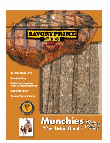 Savory Prime Chicken & Beef Munchie Strips Perspective: front