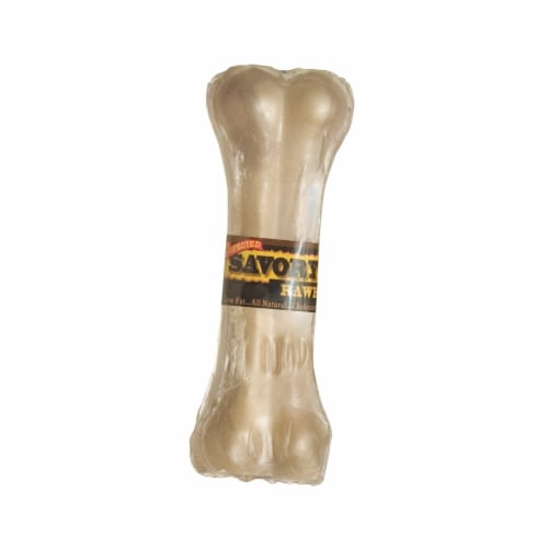 Savory Prime 4.5-Inch Pressed Natural Bone for Dogs Perspective: front