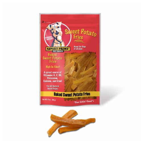 Savory Prime® Sweet Potato Fries Pet Treat Perspective: front