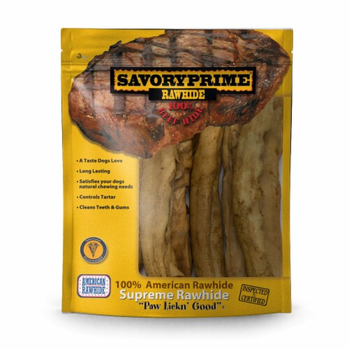 Savory Prime® Chicken Mini Retriever Rolls Rawhide Dog Treats Perspective: front