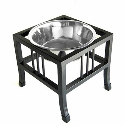 Pets Stop RSB13 Baron Heavy Duty Raised Dog Bowl Small 1