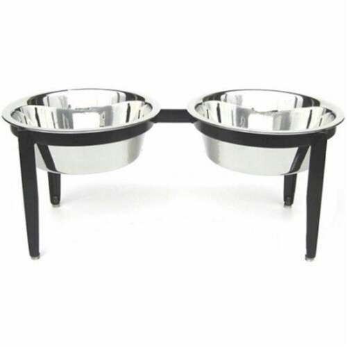 Pets Stop RDB17 Visions Double Elevated Dog Bowl - Small, 1 - Ralphs