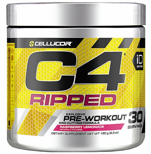 Cellucor  C4® Ripped Pre-Workout   Raspberry Lemonade Perspective: front
