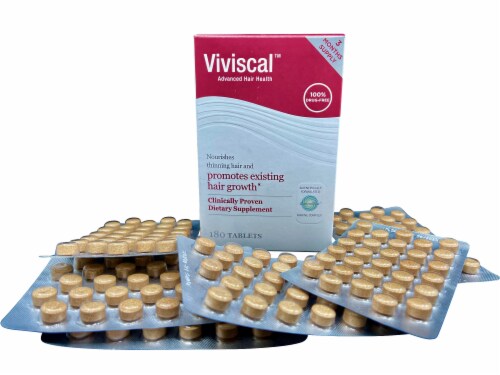 Viviscal Hair Growth Hair Growth Supplement 180 Tablets 2 Pack, 1 - Fred  Meyer