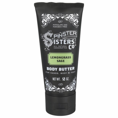 Spinster Sisters Co.® Lemongrass Sage Body Butter Perspective: front