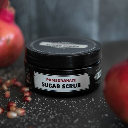 Spinster Sisters Co. Pomegranate Sugar Scrub Perspective: front