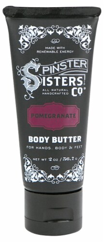 Spinster Sisters Co.® Pomegranate Body Butter Perspective: front