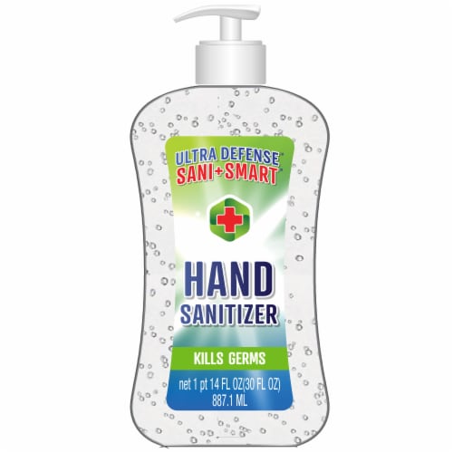 Sani Smart Ultra Defense Hand Sanitizer Perspective: front