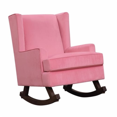 Picket House Furnishings Lily Glider in Pink 1 Fred Meyer