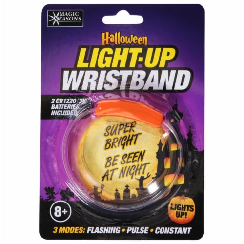 Magic Seasons Halloween Light-Up Wrist Band Perspective: front