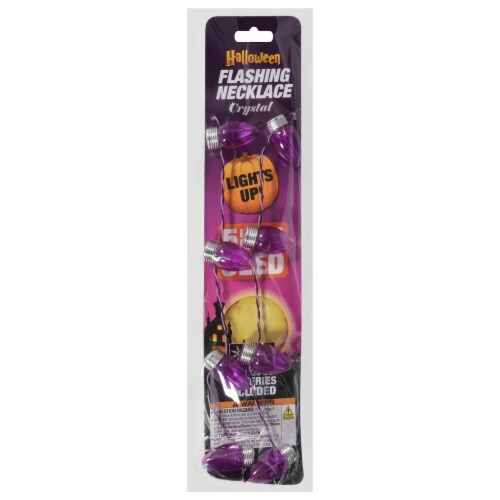 Magic Seasons Halloween Crystal Flashing Necklace Perspective: front