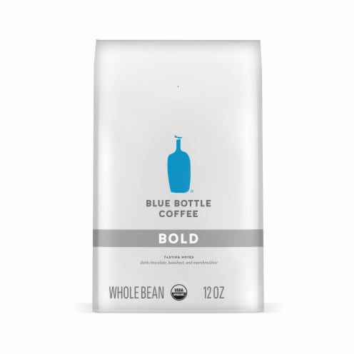 Blue Bottle Bold Dark Roast Whole Bean Coffee Perspective: front