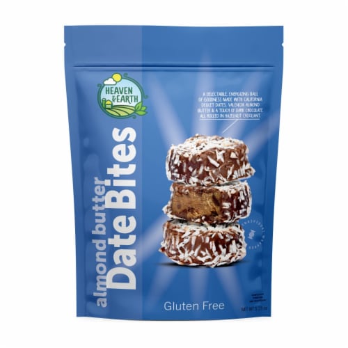 Heaven & Earth Almond Butter Date Bites Perspective: front