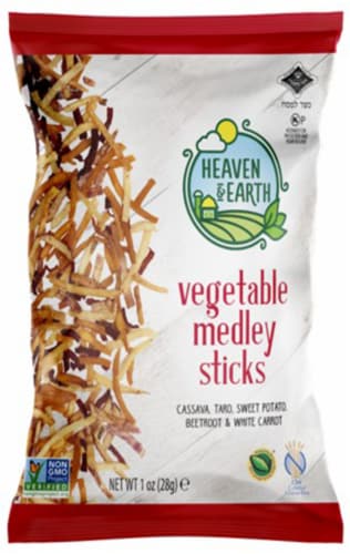 Heaven & Earth Vegetable Medley Sticks Perspective: front