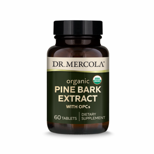 Dr. Mercola Organic Pine Bark Extract with OPCs Perspective: front