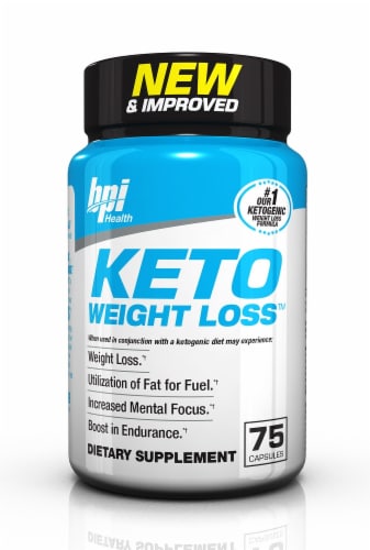 bpi Health Keto Weight Loss Supplement Perspective: front